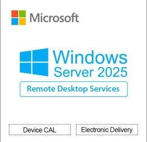 Microsoft Windows Server 2025 Remote Desktop Services user connections 50 users