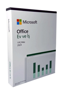 Microsoft Office 2024 Ev ve İş Türkçe Kutu PC/MAC  EP2-06692 ( Ömür Boyu Lisans )